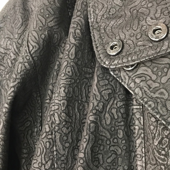 Wilsons Leather - VINTAGE Black Cheetah Print Bomber Jacket - Picture 5 of 14